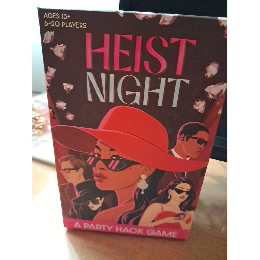 Heist Night A Party Hack Game Ages 13 + 6 To 20 Players 120 Minute Game